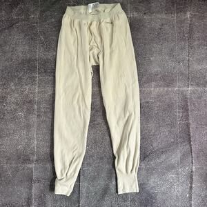Mens Carhartt K229 Heavyweight Cotton Ivory Waffle Thermal Long John Bottom Sz M